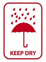 verpakkingsetiketten keep dry